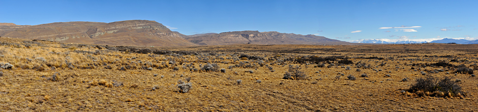 Panorama Mountainrange El Calafate