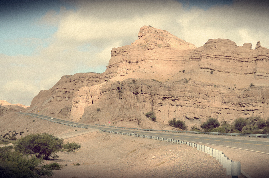 Ruta 40 in vintage style