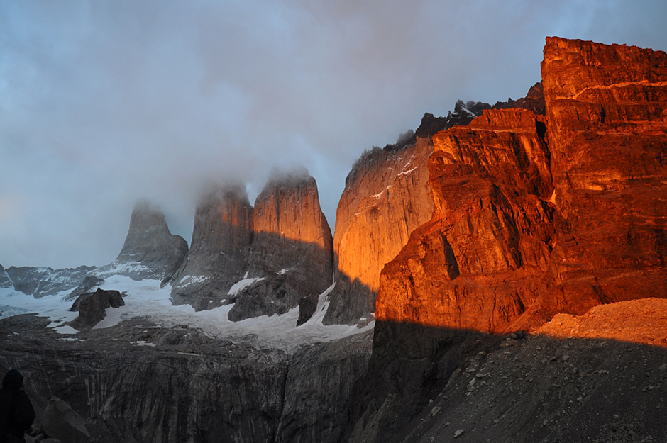 The Torres at sunrise